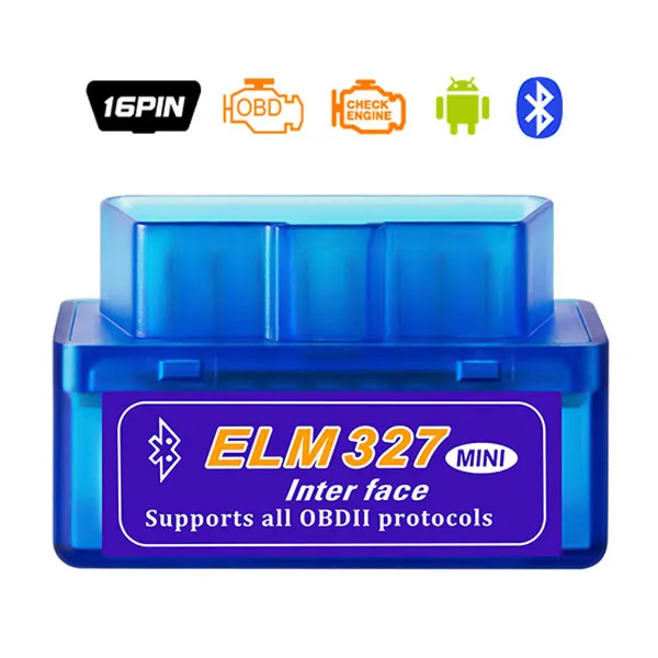 ELM327 V1.5 Bluetooth/wifi с чипом PIC18F25K80 Kingbolen ELM 327 OBD2 диагностический инструмент для Android/IOS/PC OBDII автоматический сканер - Цвет: Blue Bluetooth