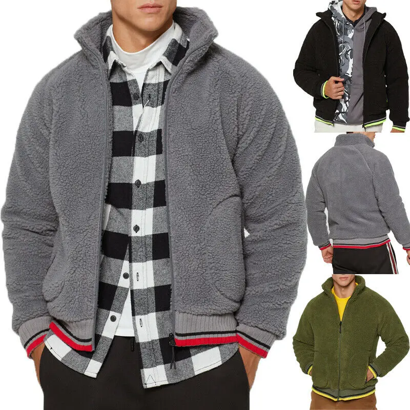 Мужская модная куртка на молнии верхняя одежда топы осенне-зимние мужские