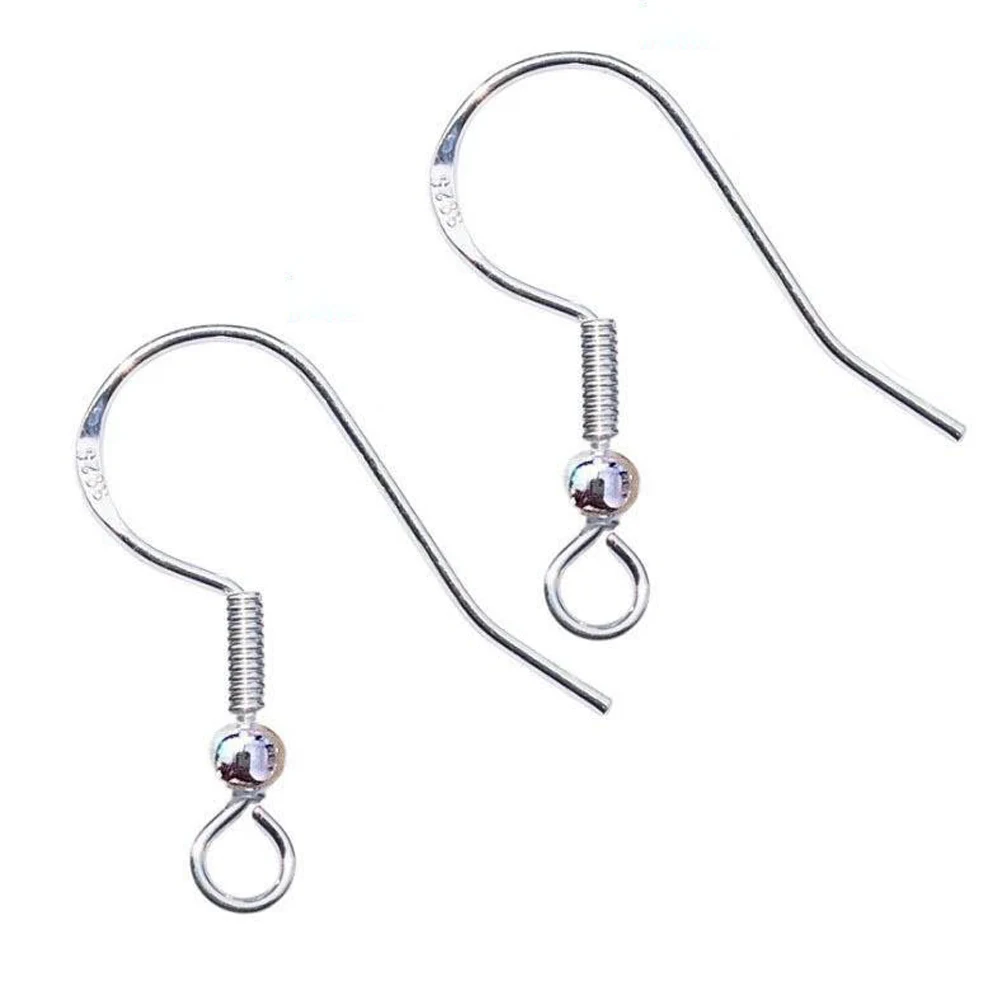 10 шт. крючки для сережек французская проволока рыбы с застежкой резиновая