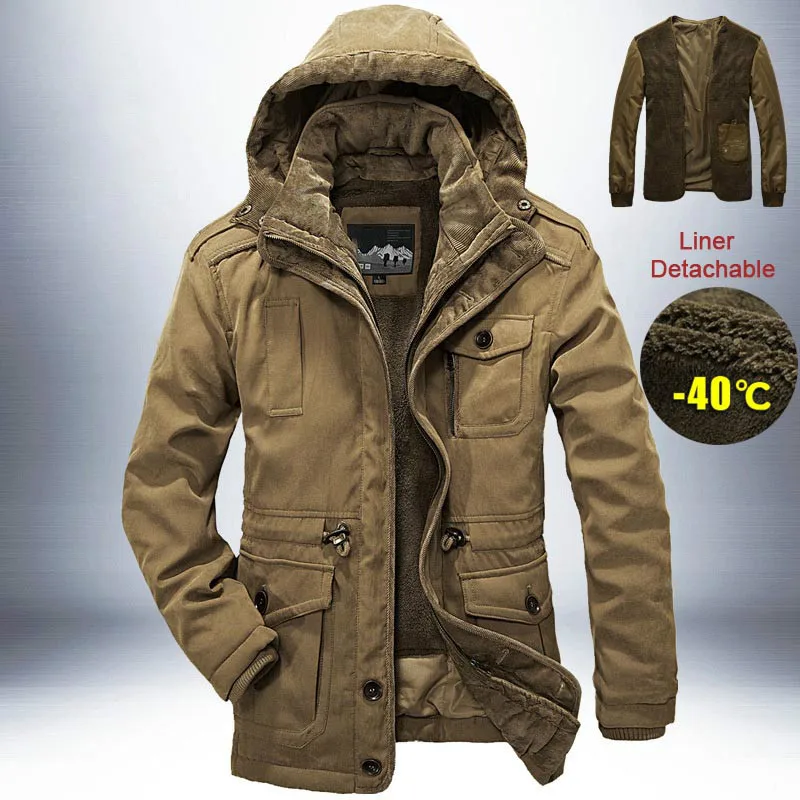 Брендовая зимняя мужская куртка плотная теплая ветровка мужские