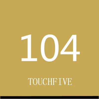 TOUCHFIVE 168 цветов одиночные художественные маркеры Кисть ручка эскиз на спиртовой основе маркеры двойная головка манга ручки для рисования товары для рукоделия - Цвет: 104-brown grey