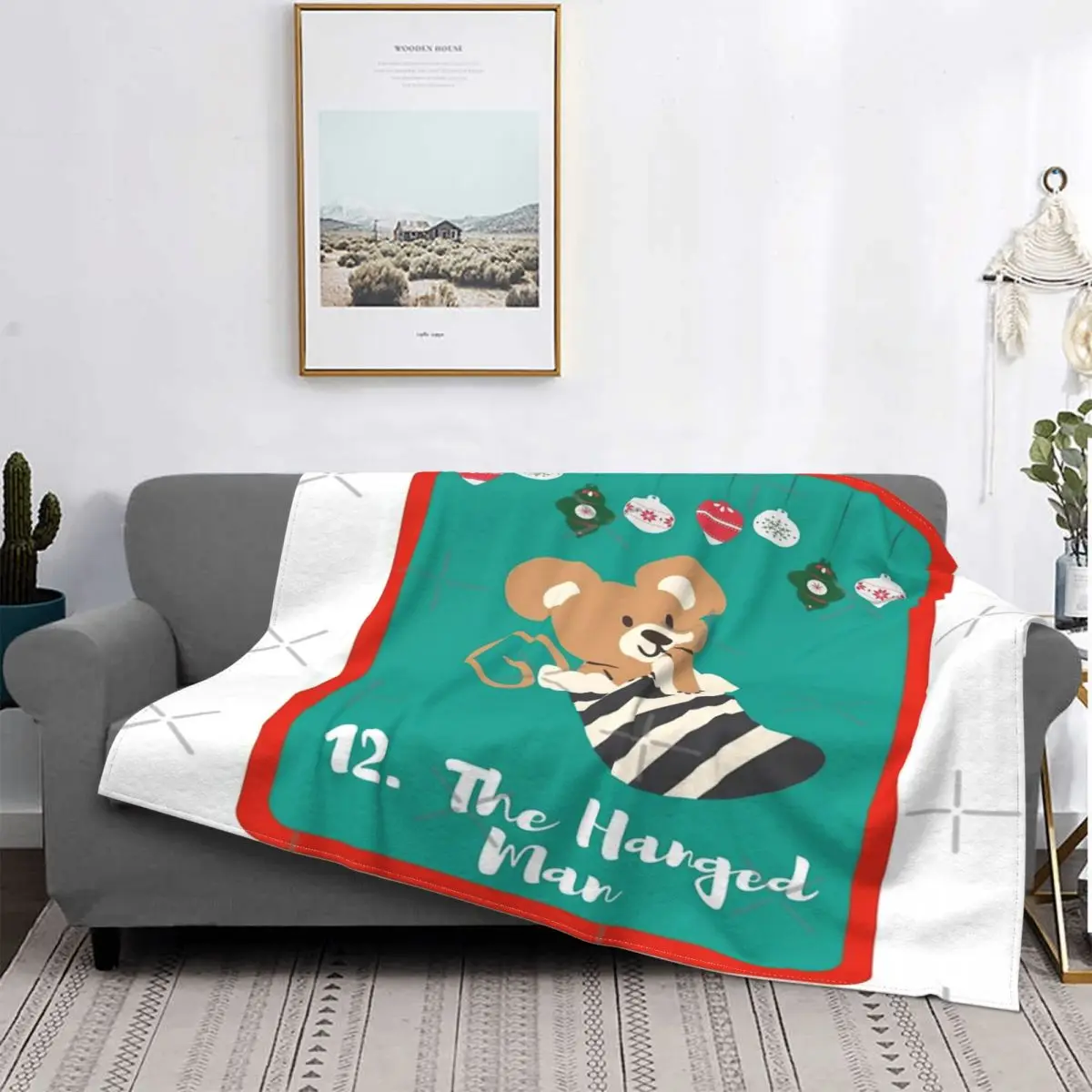 

Manta de Tarot para cama, cubierta de cama a cuadros de Anime, manta de pícnic, colcha de Picnic, 10 unidades