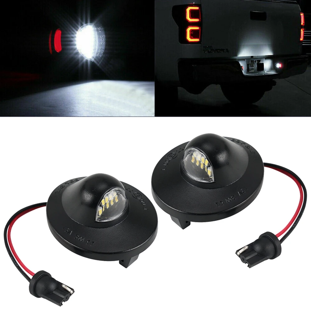 Авто 6500K светодиодный Подсветка регистрационного номера лампы для Ford F150 F 150 Raptor