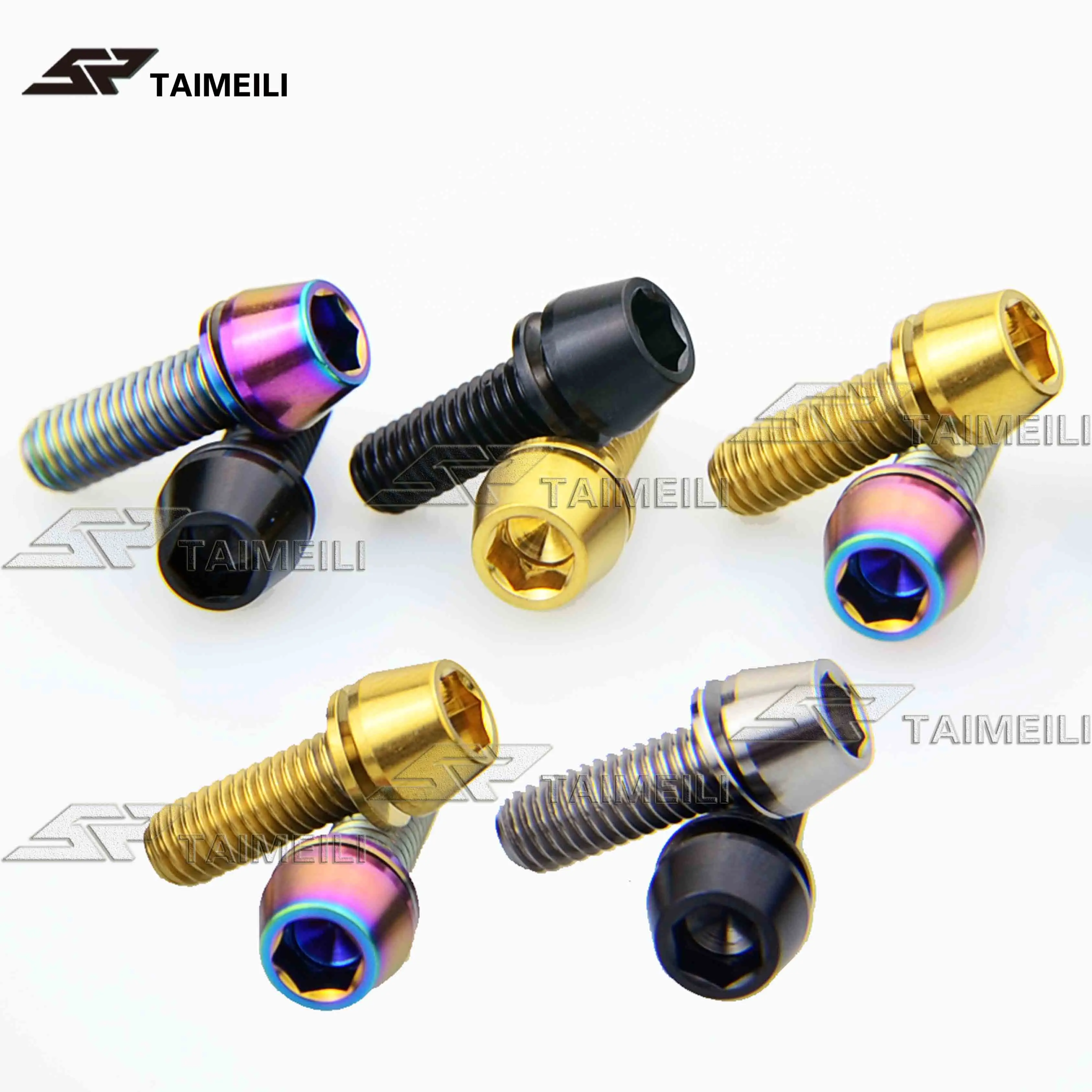 Болт из титанового сплава конический и изолированной уплотнительной прокладкой