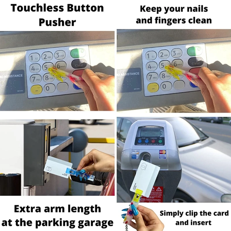 Съемник кредитной карты банкомат брелок акриловая дебетовая карта Грабер