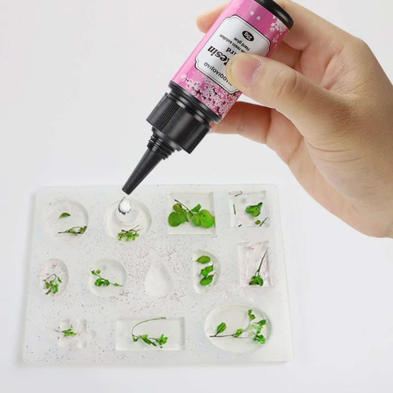 

15g 25g 60g 100g 200g UV Resin Hard Type Crystal Clear Glue Curing Epoxy Crafts Jewelry Making DIY Tool