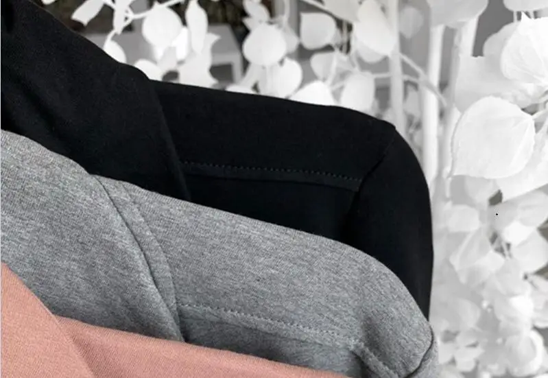 

Women Sweatshirt new hoodies diagonal zipper lapel Bat type coat 2019 autumn Female Solid color top fashion soft splice outwear