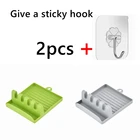 Горячая Пособия по кулинарии посуда отдыха перфорация вилка полка многофункциональный горшок вилку держатель Подставка для ложки держатель нескользящее покрытие гарантируют защиту Кухня аксессуары