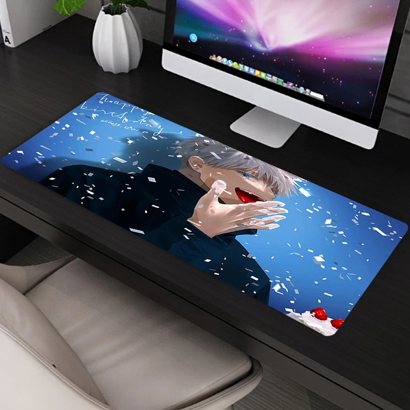 

Jujutsu Kaisen Keyboard Mouse pad tablet gaming gamer Desk Mat alfombrillas de ratn xl Natural Rubber Speed Logitech mousepad