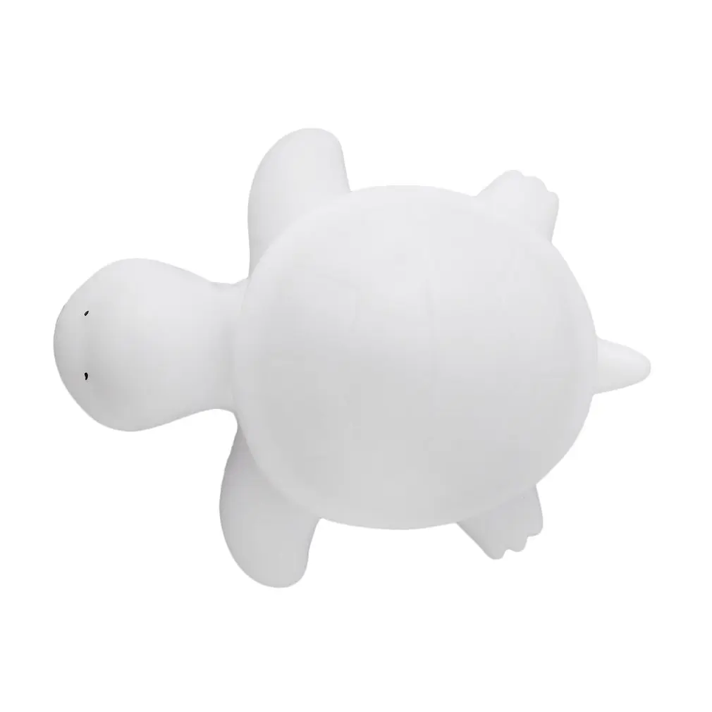 PVC Cute Off White Multi-Color Change LED Light Turtle Mood Lamp Night Glow ON/OFF Switch to Control Relaxing Atmosphere | Освещение