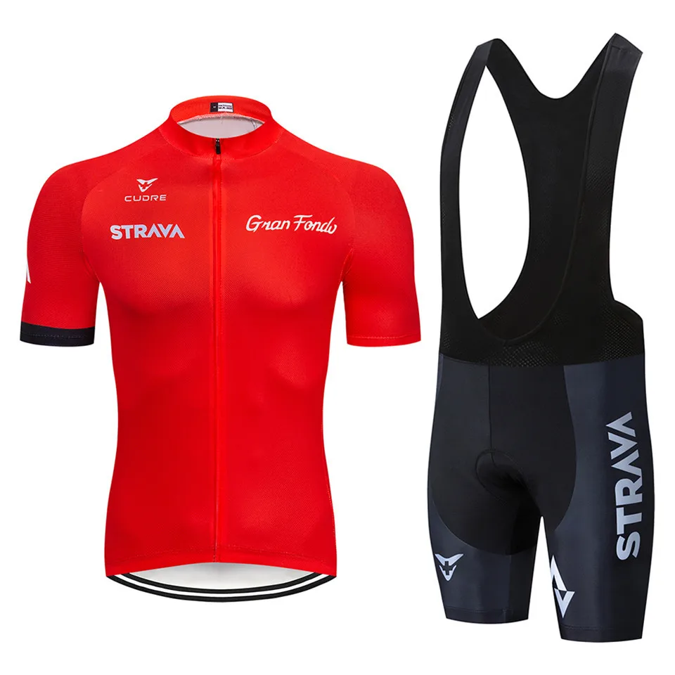 

Summer Cycling Jersey Mens Set Bicycle Clothing Breathable Team Racing Sport Men Short Sleeve Shirt Set Bike Bib Shorts