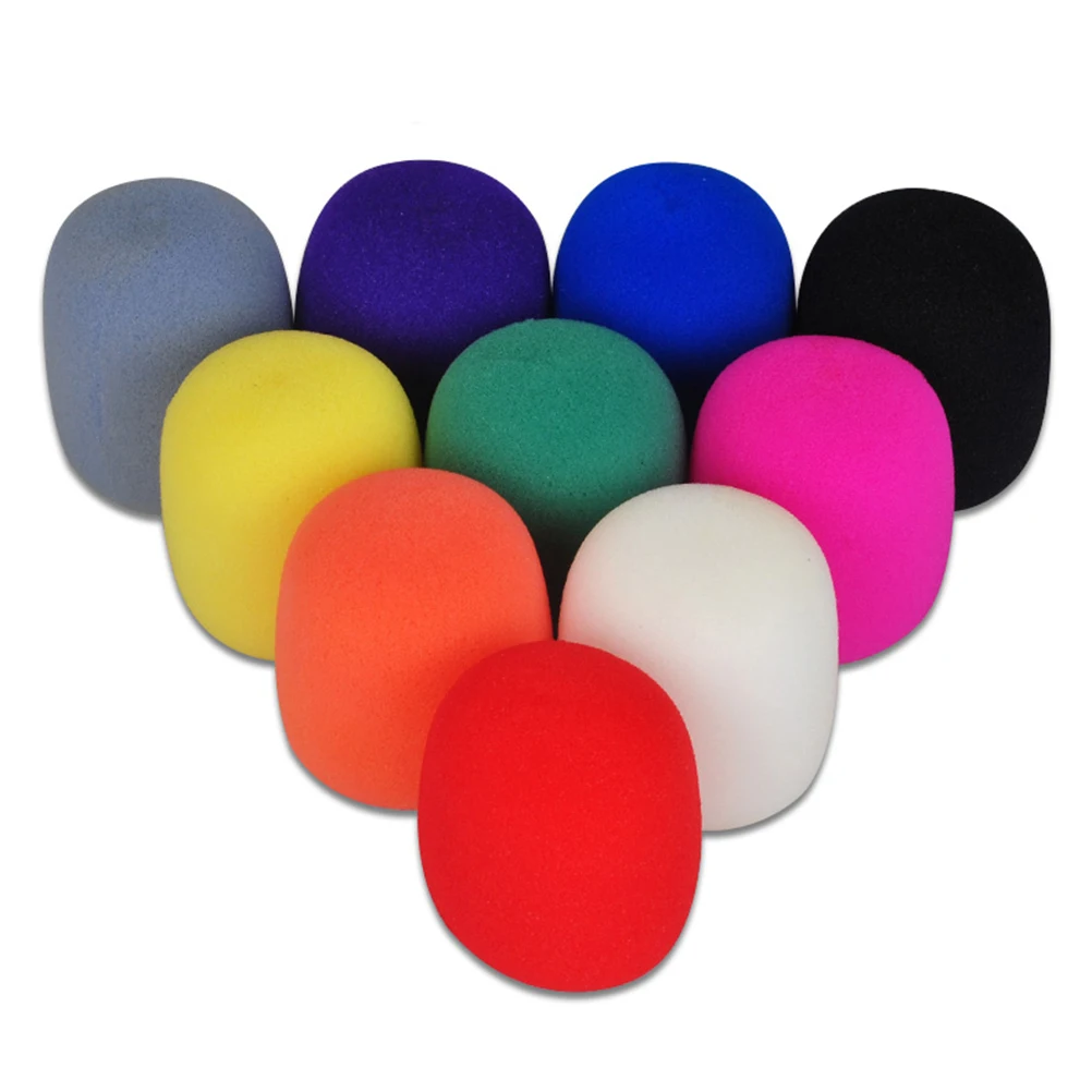 

DJ Stage Windshield Wind Shield Cover Thick Washable New 1Pcs Mix Colors Sponge Microphone Set Replacement Foam