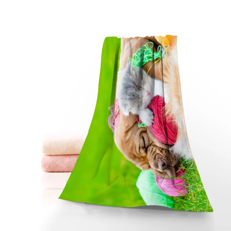 

Animal Dog And Cat Towels Microfiber Fabric Bath Towels Travel,Beach,FaceTowel Custom Creative Towel Size 35X75cm ,70X140cm