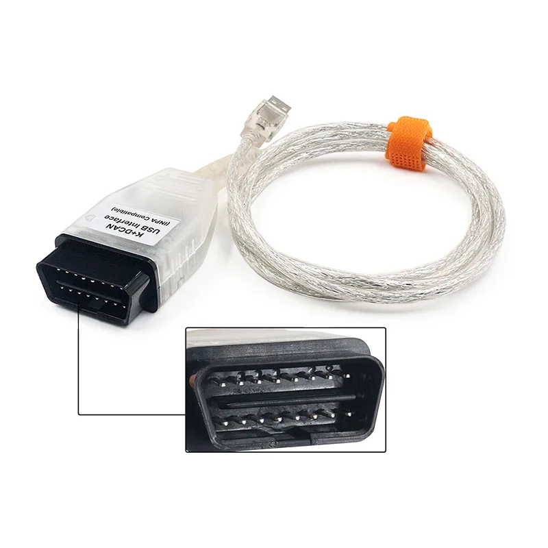 Полный чип для BMW INPA Switch DCAN K + CAN FTDI FT232RL USB диагностический интерфейс серии |
