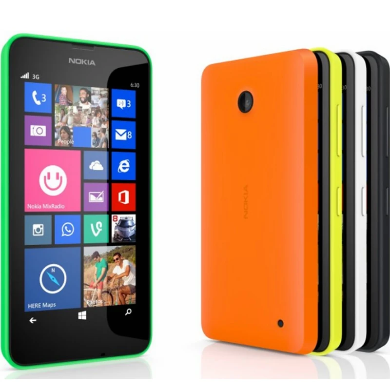 original nokia lumia 635 4g lte unlock cell phone windows os 4 5 quad core 8g rom 5 0mp wifi gps mobile phone free global shipping