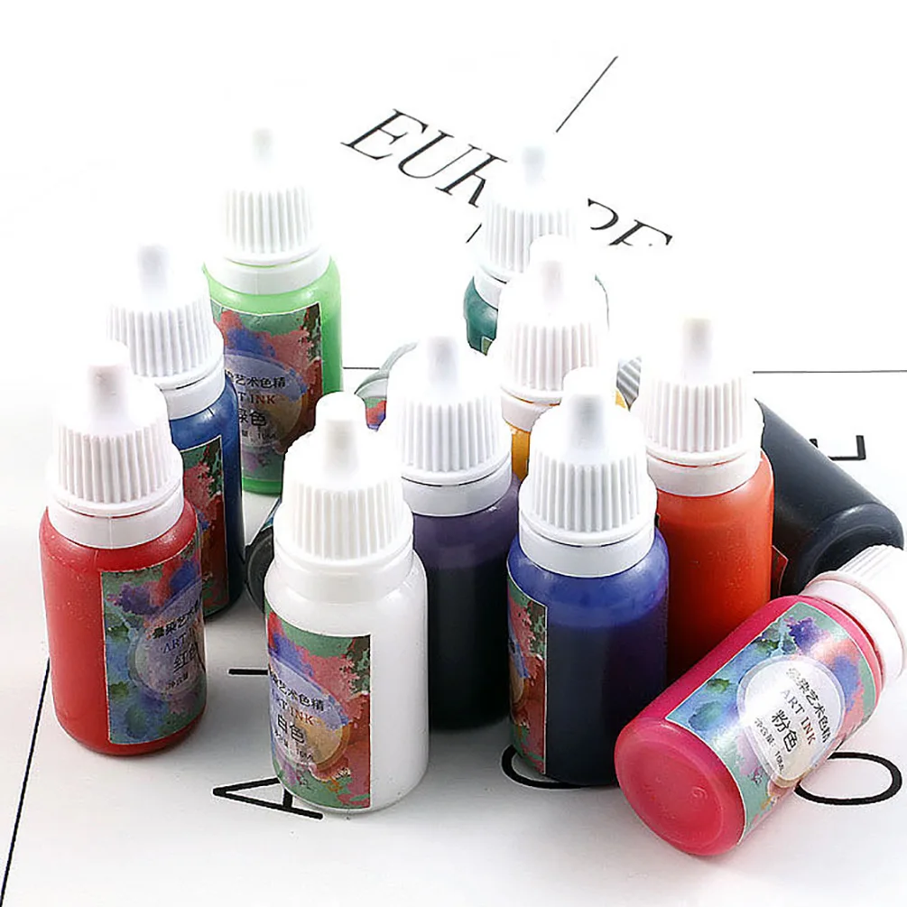 Пигмент для эпоксидной смолы 10 мл окрашивающий краситель УФ-смолы пигмент