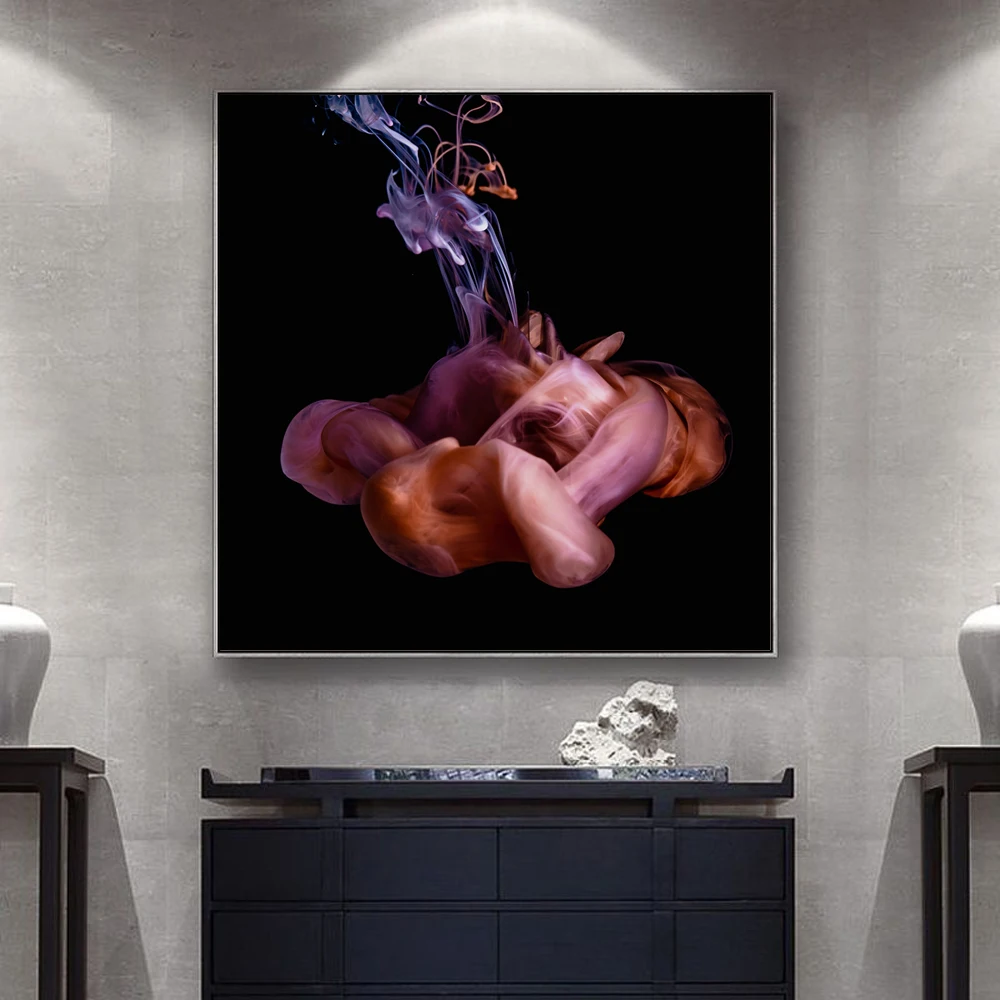 

Abstract oil painting color light canvas painting living room corridor office study home decoration mural