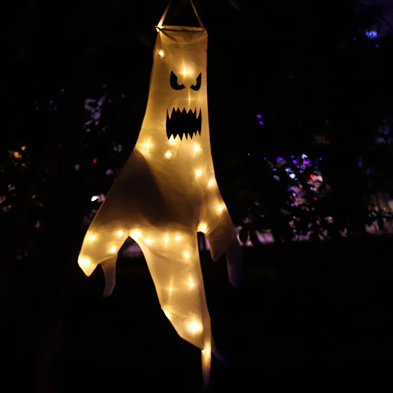 Decoraci&oacute;n de Halloween, ornamento colgante, luces Led para exterior, &aacute;rbol, fiesta, accesorios de Halloween-2