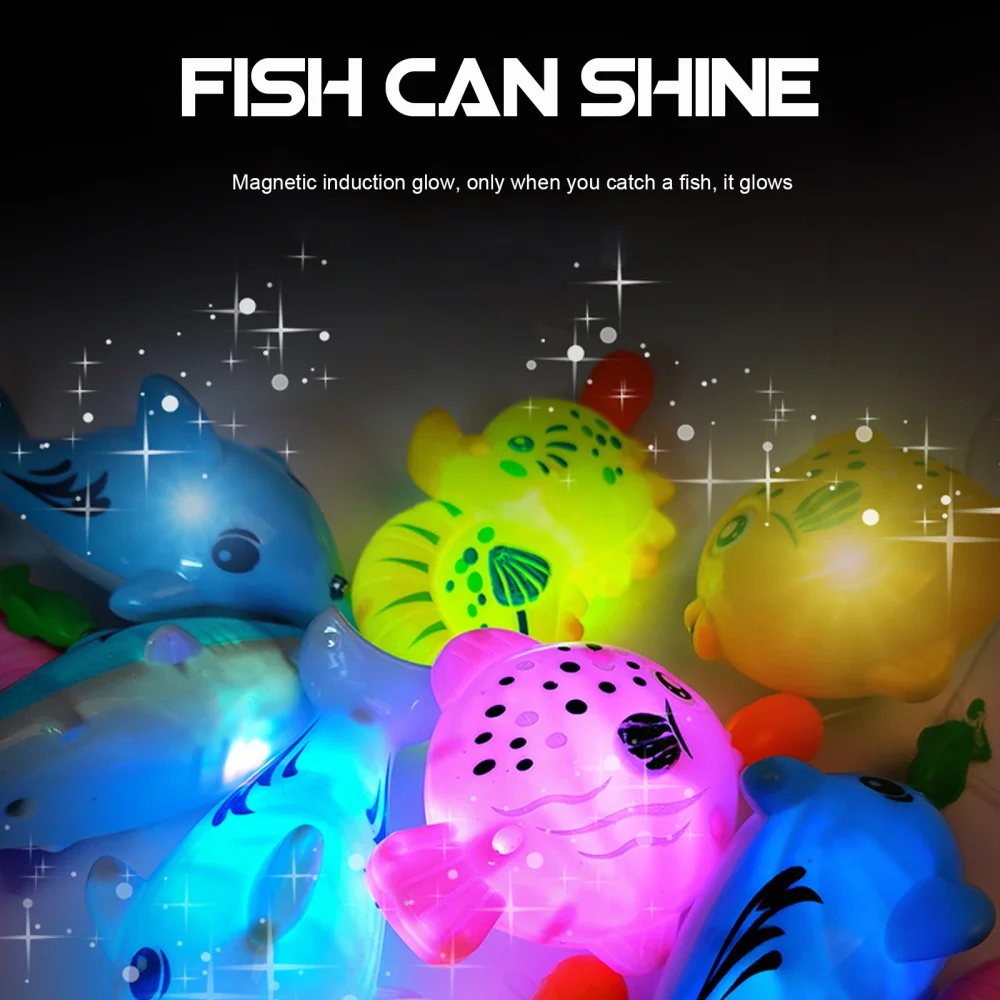 

28Pcs/Set Fishing Toys Kit Magnetic Fishing Toys Kids Educational Toys