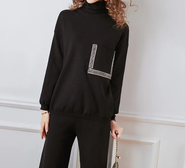 

118658 118659 2021 весна-осень модная классическая Модная брендовая роскошная дизайнерская Повседневная Женская одежда Трикотажный костюм M3