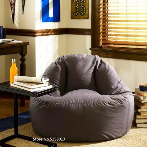 Чехол для дивана PinkLazy BeanBag стулья без наполнителя из льняной ткани мешок отдыха