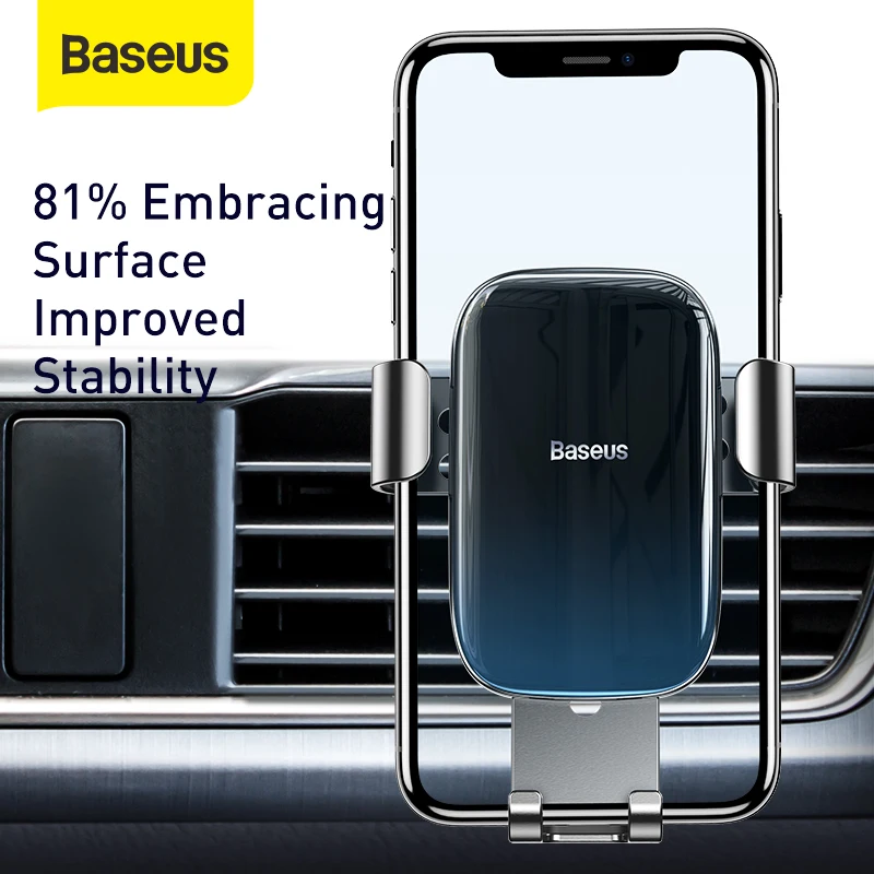Baseus роскошный градиентный Цветной Автомобильный держатель для телефона iPhone Samsung