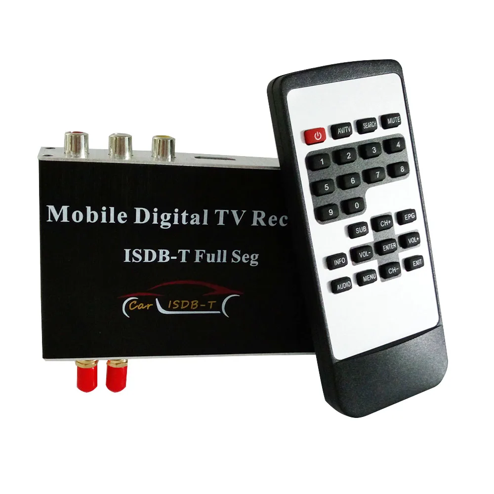HD Автомобильный цифровой ТВ приемник Full Seg с двойным тюнером для Бразилии Чили