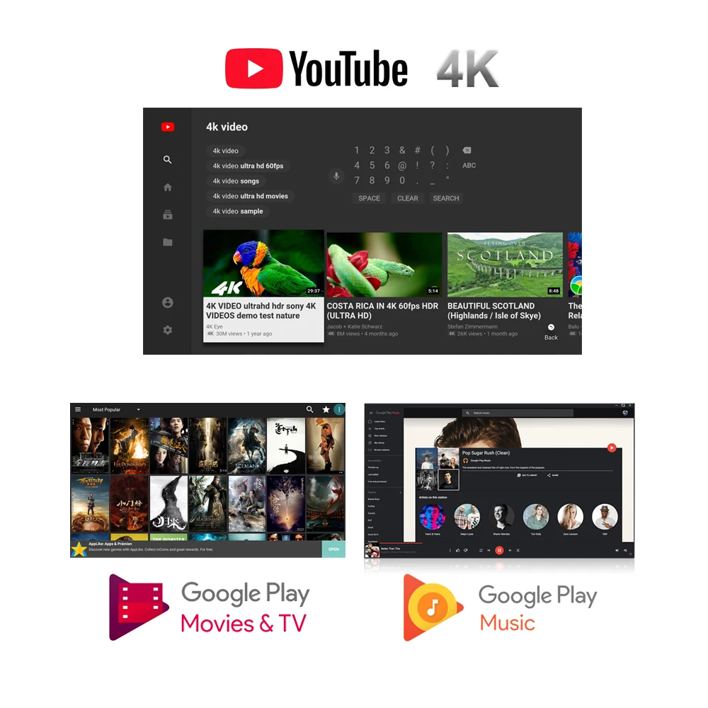 Mecool KM3 коллективный ТВ-приставка 4G ram 64G rom Android 9,0 четырехъядерный процессор Amlogic S905X2 USB 3,0 2,4G/5G wifi Bluetooth HDMI RJ45