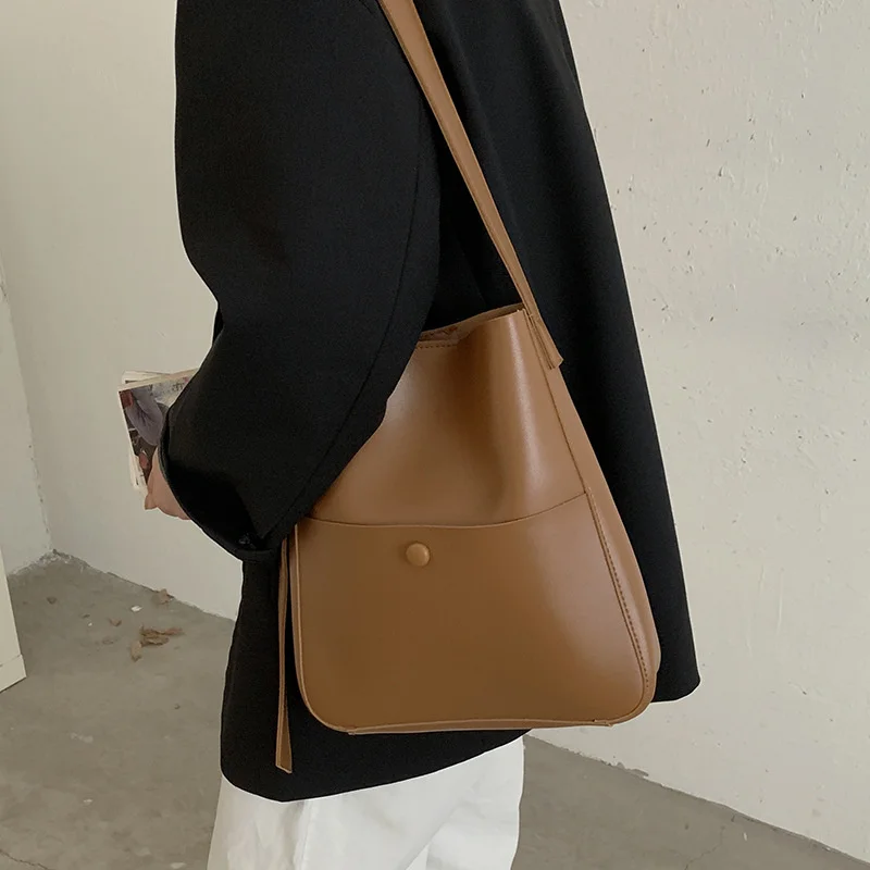 

Вместительная женская сумка, Новинка лета 2021, модная сумка для подмышек, текстурная универсальная сумка-мешок