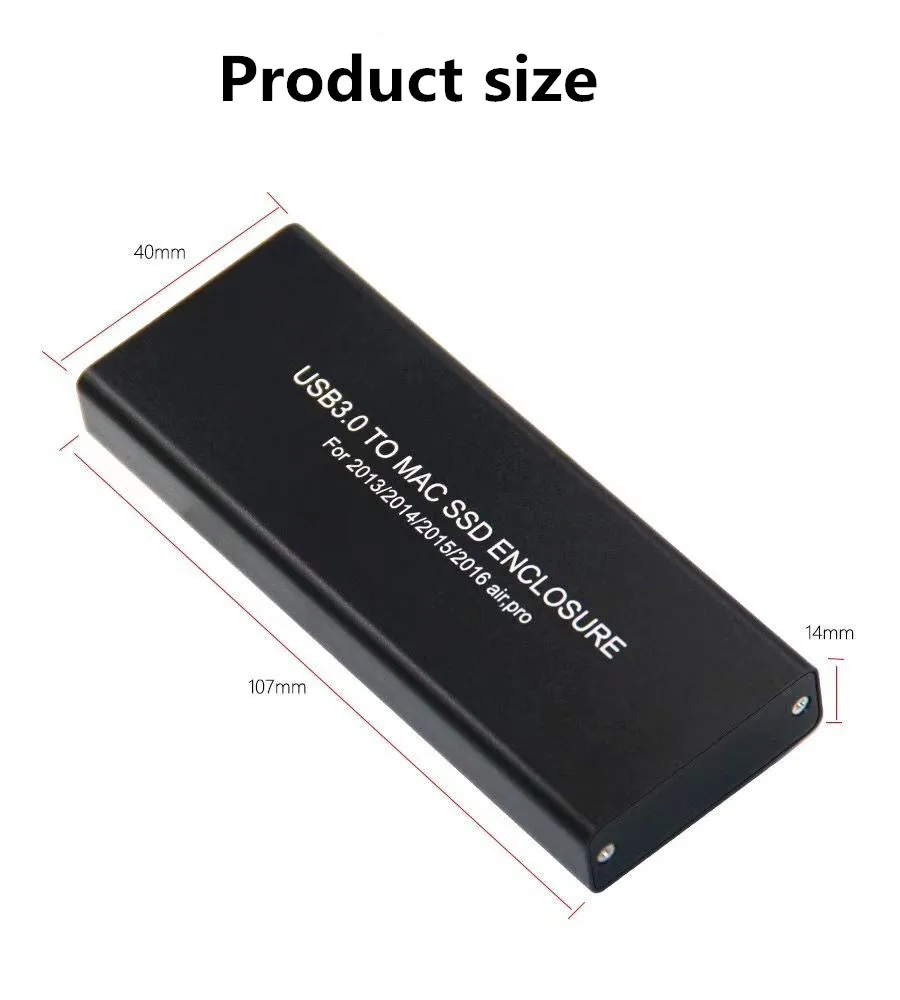 Жесткий диск A1466 A1465 A1398 A1502 для Apple Macbook Air Pro Retina 2013 2014 2015 /2016 USB 3 0 Mac SSD | Компьютеры и