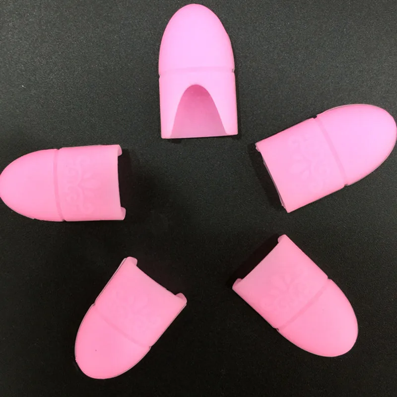 Хит продаж 5 шт. для дизайна ногтей отмачиваемый колпачок зажим эластичные