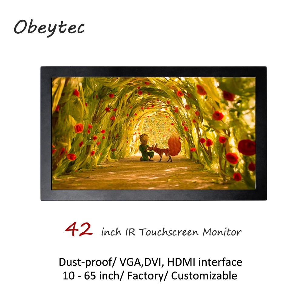 42 &quotпыленепроницаемый ИК мульти сенсорный экран дисплеи для