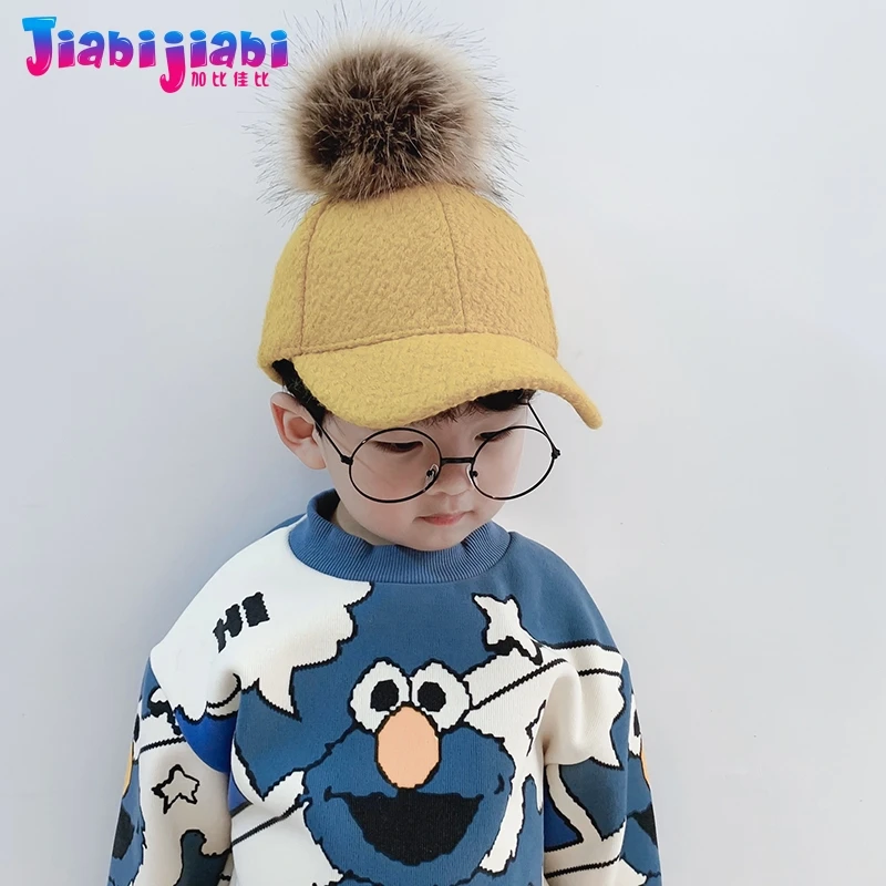 Детская кепка с острым носком для маленьких мальчиков и девочек зимняя