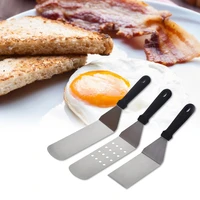 304 stainless steel flat top grill professional grill spatula scraper set flipper griddle accessory tool kit kitchen bbq