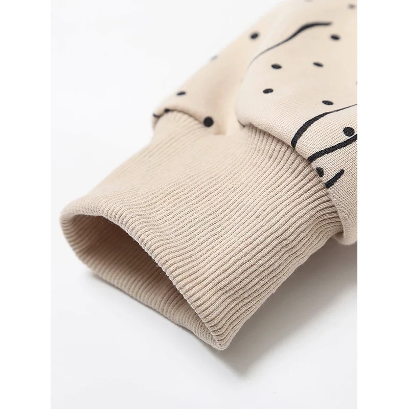 

2021 New Women Sweatshirts Beautiful Girls Printed Long Sleeves O-Neck Chic Lady Fashion Casual Woman Pullover Hoodie Tops