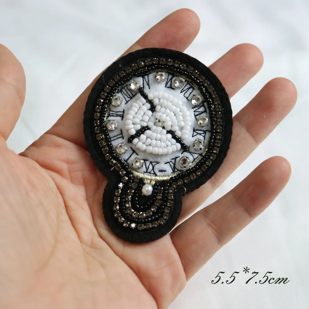 1 шт. вышитые бисером нашивки со стрелками в форме сердца для одежды вышивка