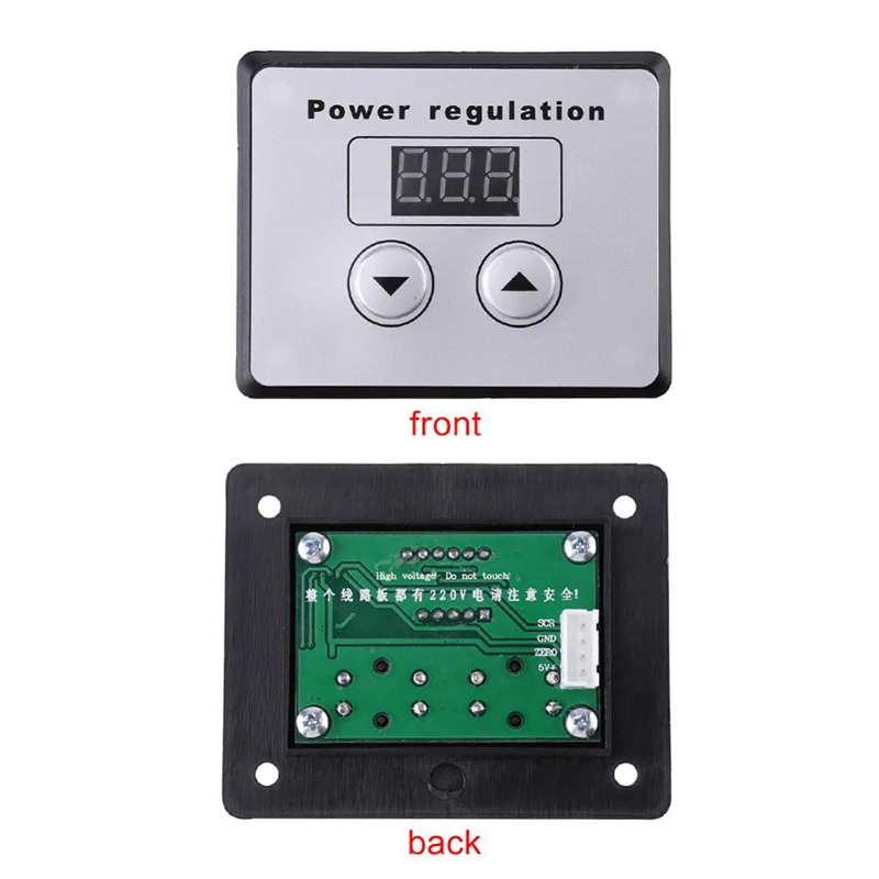 AC220V 10000W 80A тиристорный Электронный регулятор напряжения термостат Быстрая
