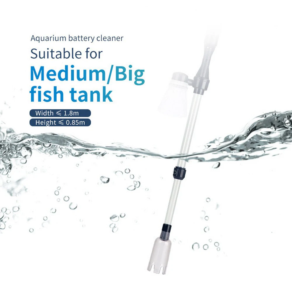 

Powerful Electric Fish Tank Sand Washer Suction Aquarium Electric Syphon Vacuum Gravel Water Changer Siphon Filter Cleaner