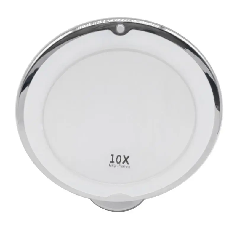 

10x Makeup Mirror with LED Lights Cosmetic Magnification Mirrors with Gooseneck