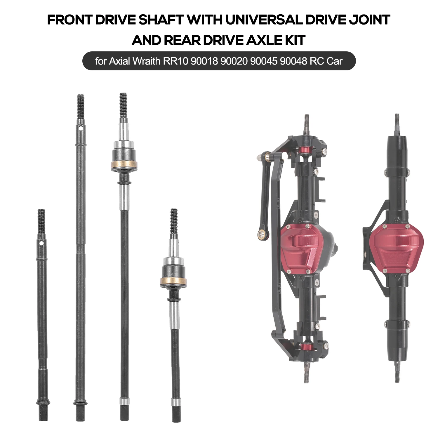 Передний приводной вал с универсальным приводным шарниром и комплектом задних