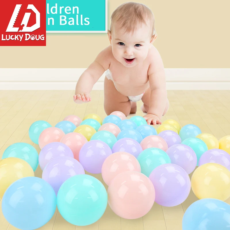 100 шт./лот мяч для океан Детская игровая палатка 60 мм мягкий пластиковый Забавный