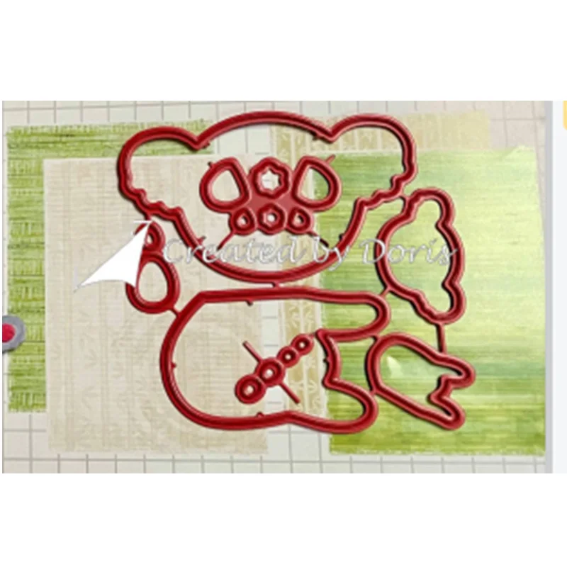 

Koala Animal Die New Cutting Dies for DIY Scrapbooking Crafts Dies Cut Stencils Maker Photo Album Template Handmade 2021