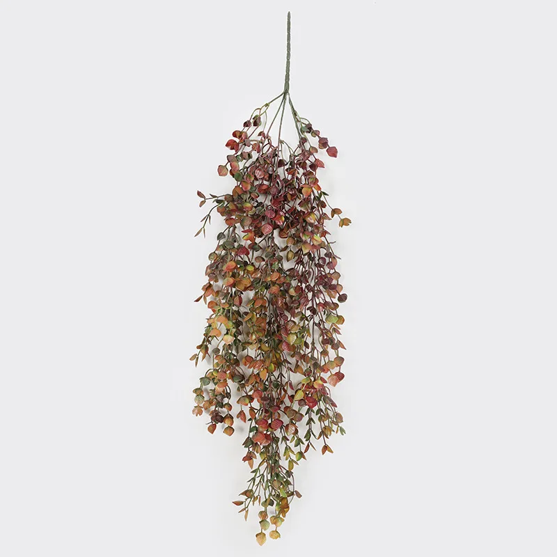 

Restaurant Garden Coffee School Nordic Home Indoor Hotel Desktop Decoration Artificial Plastic Autumn Leaves Wall Hanging Plants