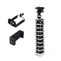 10pcs m size stand holder tripod with phone bracket for gopro digital camera cell phone flexible octopus tripods
