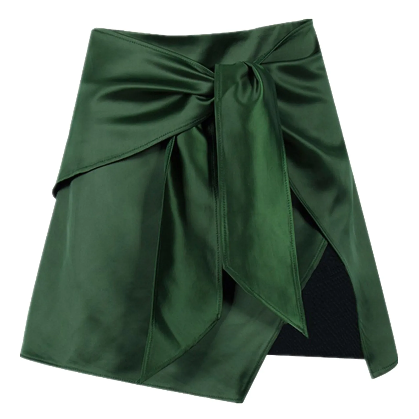 

Women's Sexy Fashion High Waist Split Solid Color Irregular Skirt Casualminiwomenskirt Womens Fashion#g
