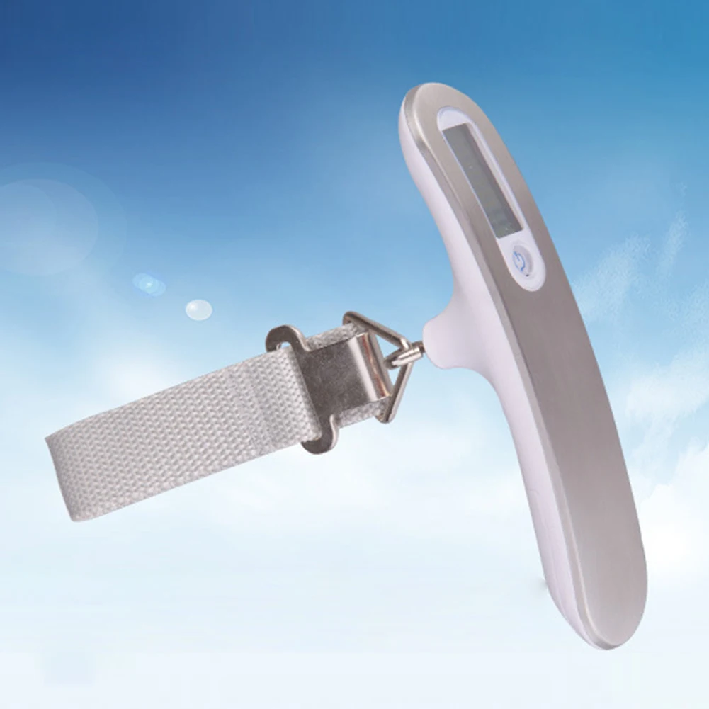 

50kg / 10g LCD Display Digital Mini Luggage Portable Hanging Hook Weight Electronic Scale Balance