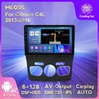 MEKEDE 2 DIN IPS экран для Citroen C4 C4L DS4 2013 2014 2015 2016 автомобильное радио, мультимедийный видеоплеер 6 + 128 ГБ Авто CarplaySWC