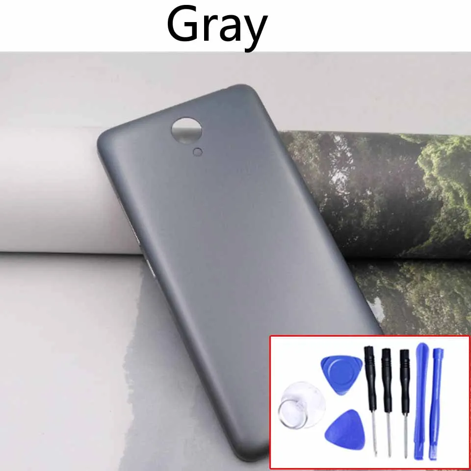Gray-With tool Note2 задняя крышка батарейного отсека для Xiaomi Redmi Note 2 задняя крышка батарейного отсека чехол на заднюю крышку корпус замена корпуса - Цвет: Gray-With tool