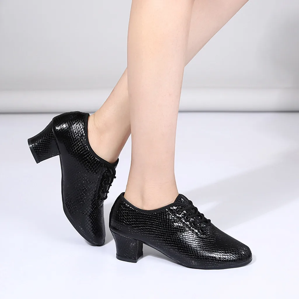 Сандалии Женские однотонные для танцев румбы вальса бальных латиноамериканской
