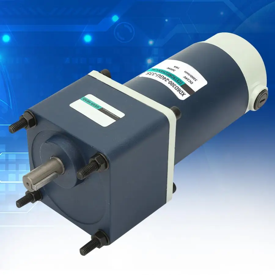24V 300W высокий торсионный постоянный магнит DC Шестерня ed металлический редуктор
